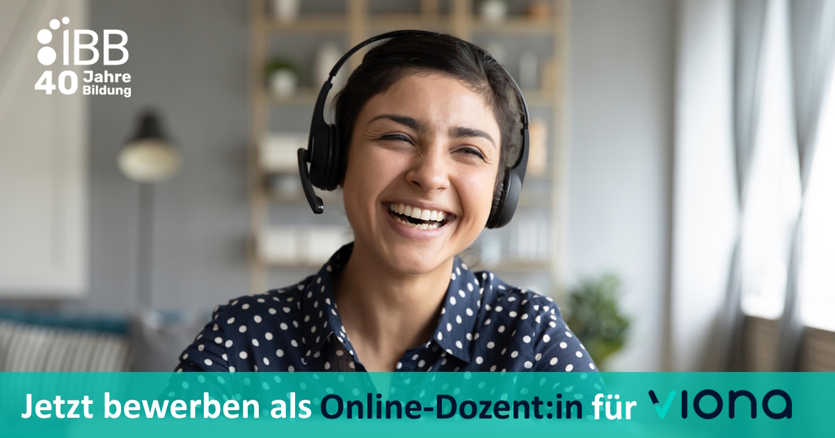 Stellenangebot Home Office Dozent m w d F r Schulbegleitung Bei IBB 